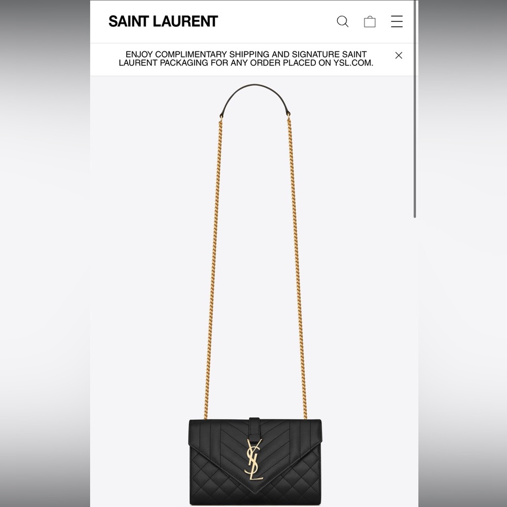(dont BUY W/out MESSAGING ME) SMALL ENVELOPE IN QUILTED GRAIN DE POUDRE LEATHER